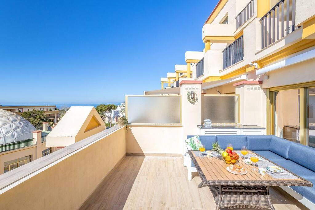 Oleholidays 535 Romana Playa Con Vistas Al Mar Marbella Bagian luar foto