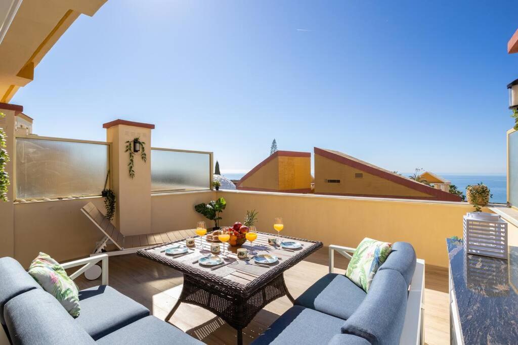 Oleholidays 535 Romana Playa Con Vistas Al Mar Marbella Bagian luar foto
